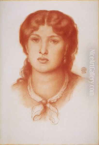 Fanny Cornforth Oil Painting by Dante Gabriel Rossetti