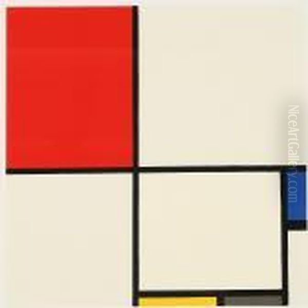 Composition Oil Painting by Piet Mondrian