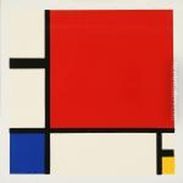 Composition Oil Painting by Piet Mondrian