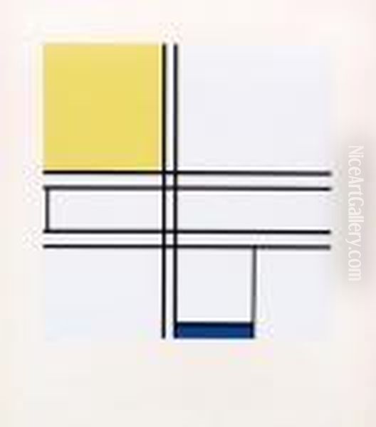 Mondrian Oil Painting by Piet Mondrian