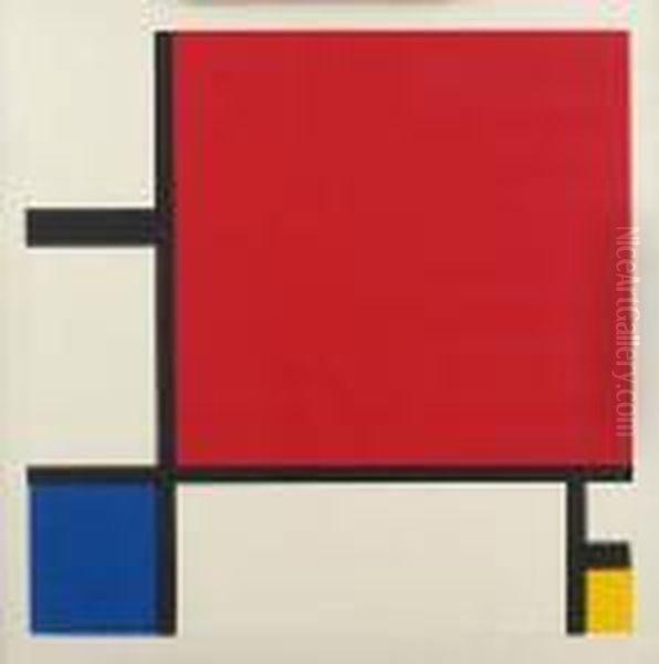 Composition Oil Painting by Piet Mondrian