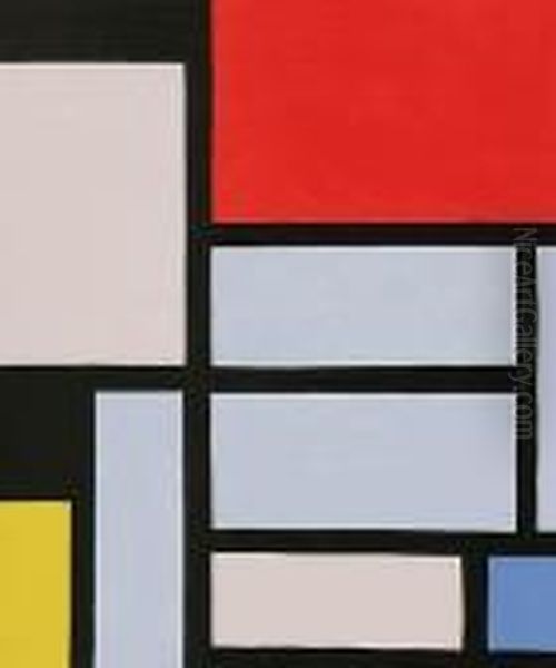 Tableau I Oil Painting by Piet Mondrian