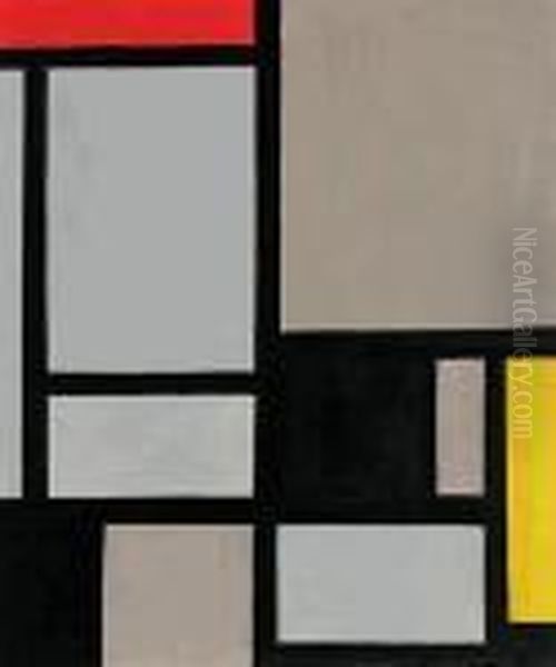 Composition No.2 Oil Painting by Piet Mondrian