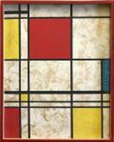 Squares Oil Painting by Piet Mondrian