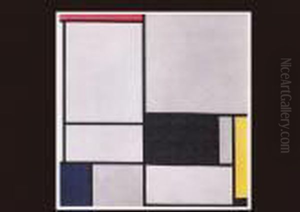 Composition No.2 Oil Painting by Piet Mondrian