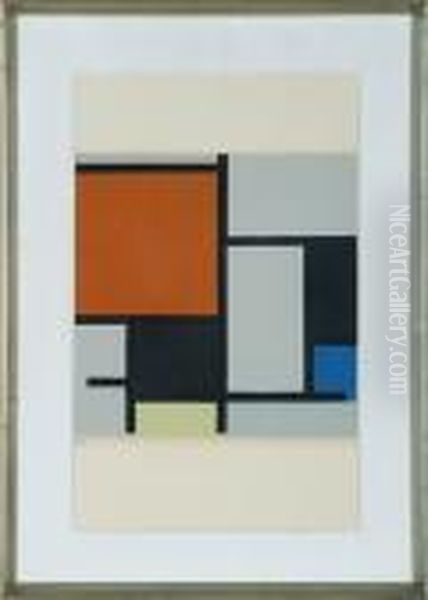 Composition Oil Painting by Piet Mondrian