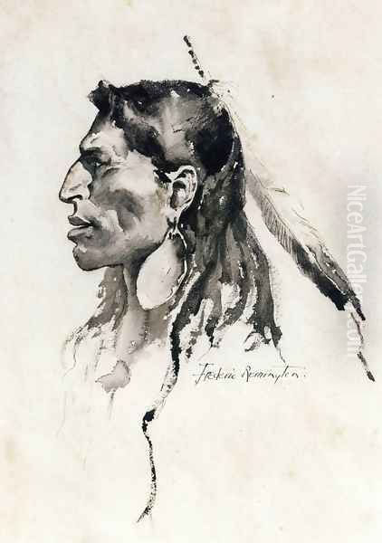 The Cheyenne Type Oil Painting by Frederic Remington