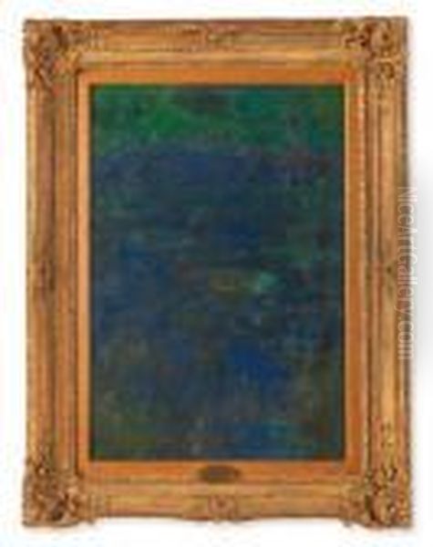 Nympheas (fragment) Oil Painting by Claude Oscar Monet