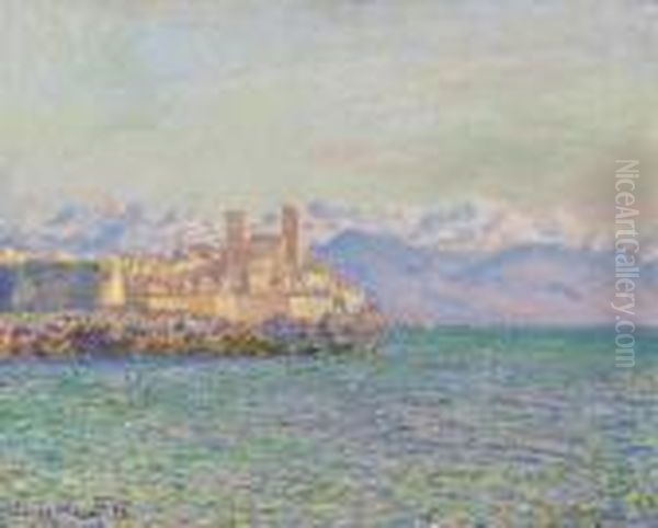 Antibes, Le Fort Oil Painting by Claude Oscar Monet