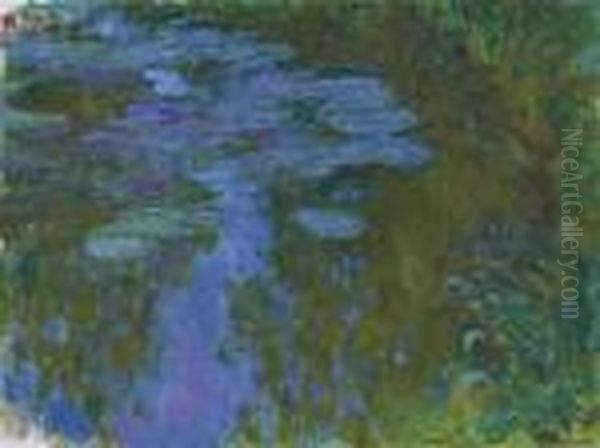 Nympheas Oil Painting by Claude Oscar Monet