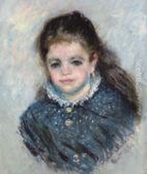 Portrait De Jeanne Serveau Oil Painting by Claude Oscar Monet