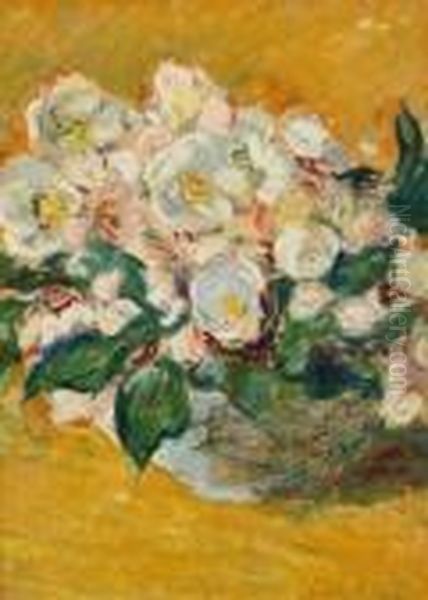 Bouquetde Fleurs Oil Painting by Claude Oscar Monet