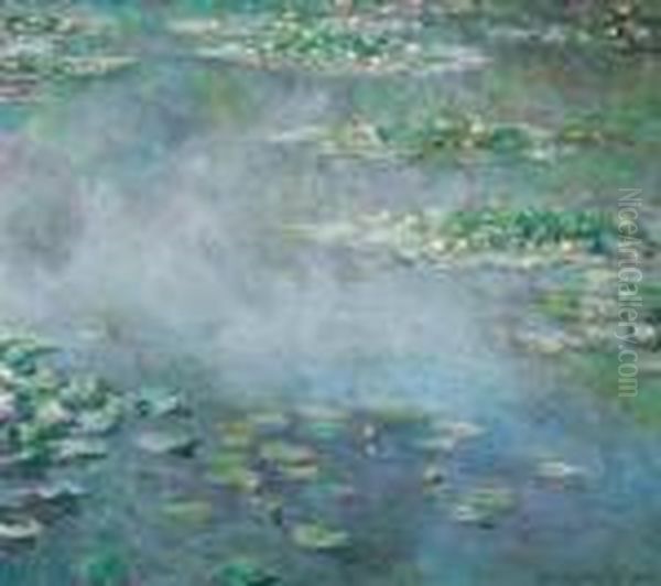 Nympheas Oil Painting by Claude Oscar Monet