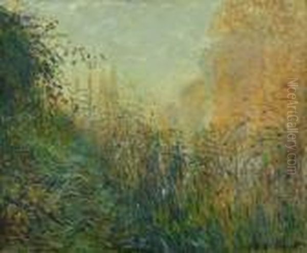 Etude De Joncs Oil Painting by Claude Oscar Monet