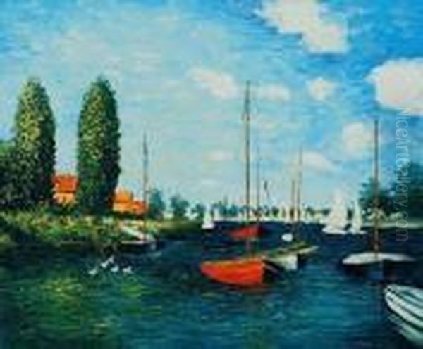 Argenteuil Oil Painting by Claude Oscar Monet