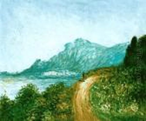 Cap Martin Near Menton Oil Painting by Claude Oscar Monet