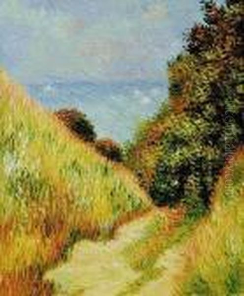 Chemin De La Cavee Pourville Oil Painting by Claude Oscar Monet