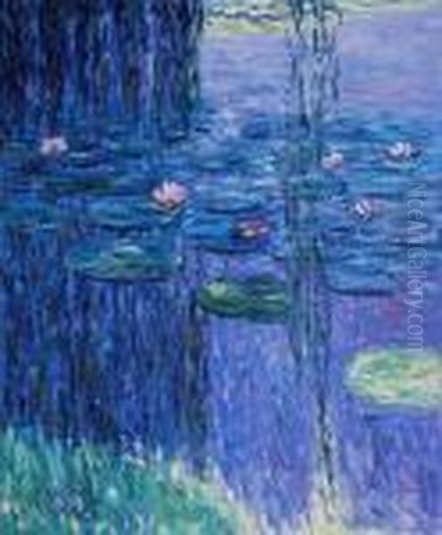 Nympheas Ii Oil Painting by Claude Oscar Monet