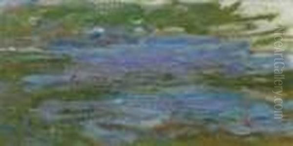 Nympheas Oil Painting by Claude Oscar Monet