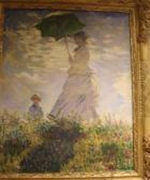 The Walk Oil Painting by Claude Oscar Monet