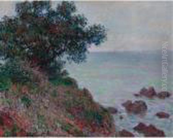 Bords De La Mediterranee, Temps Gris Oil Painting by Claude Oscar Monet