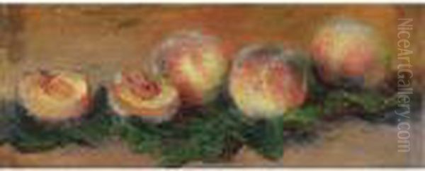 Peches Oil Painting by Claude Oscar Monet