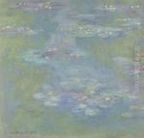 Nympheas Oil Painting by Claude Oscar Monet