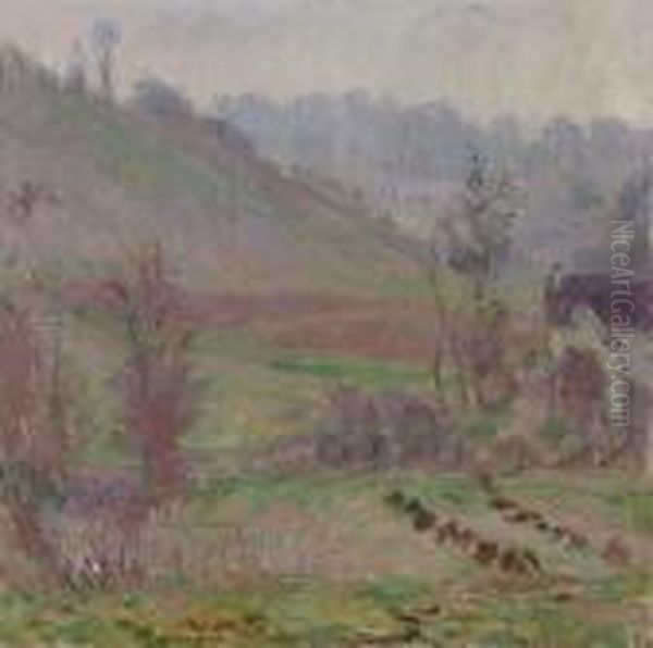 Val De Falaise Oil Painting by Claude Oscar Monet