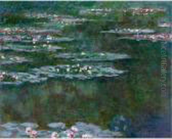 Nympheas Oil Painting by Claude Oscar Monet