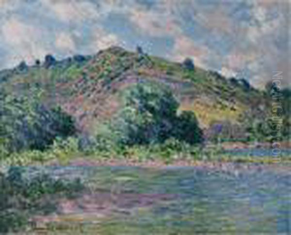 Bords De La Seine A Port-villez Oil Painting by Claude Oscar Monet