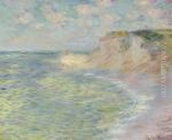 La Falaise D'amont Oil Painting by Claude Oscar Monet