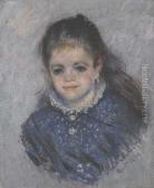 Portrait De Jeanne Serveau Oil Painting by Claude Oscar Monet