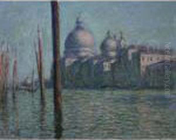 Le Grand Canal Oil Painting by Claude Oscar Monet