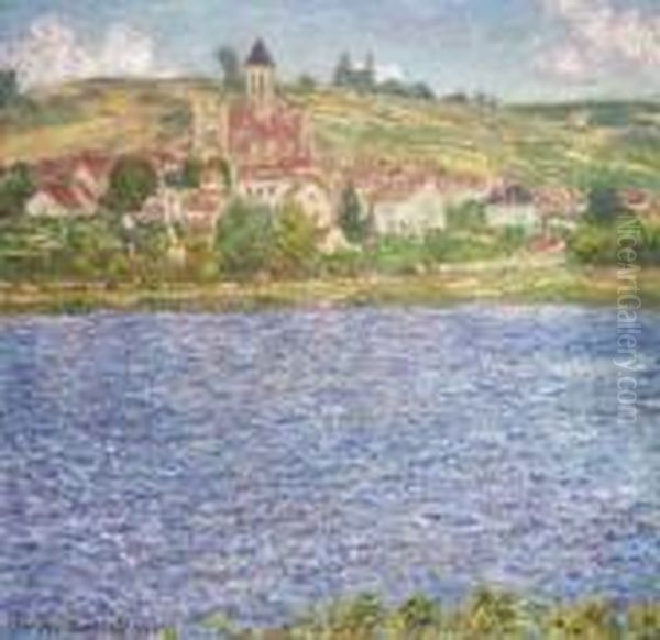 Vetheuil, Apres-midi Oil Painting by Claude Oscar Monet