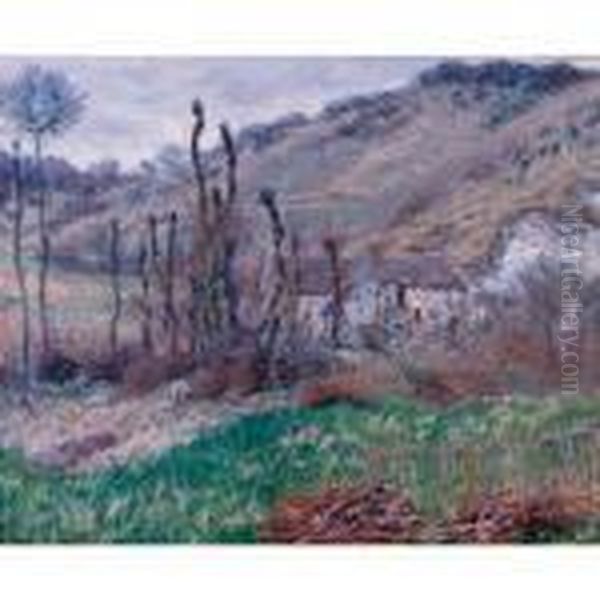 Val De Falaise En Hiver Oil Painting by Claude Oscar Monet