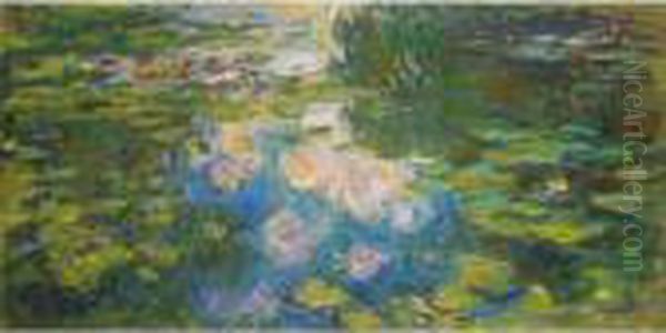 Le Bassin Aux Nympheas Oil Painting by Claude Oscar Monet