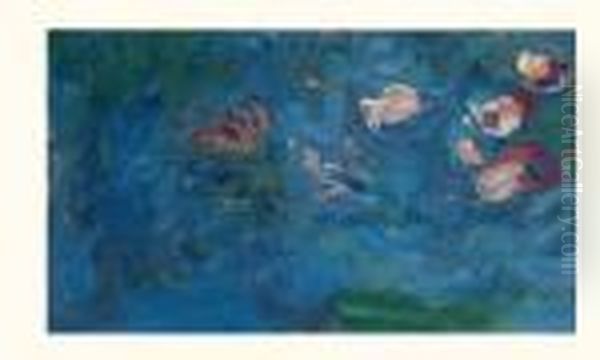 Nympheas Oil Painting by Claude Oscar Monet