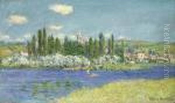 Vetheuil Oil Painting by Claude Oscar Monet