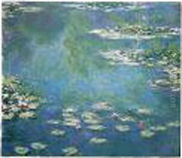 Nympheas Oil Painting by Claude Oscar Monet