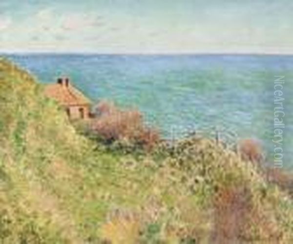 Cabane Des Douaniers Oil Painting by Claude Oscar Monet