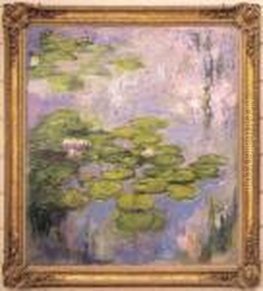 Nympheas Oil Painting by Claude Oscar Monet