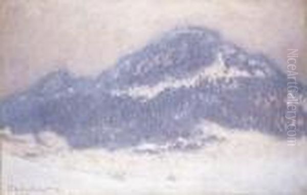 Mont Kolsaas, Temps Brumeux Oil Painting by Claude Oscar Monet