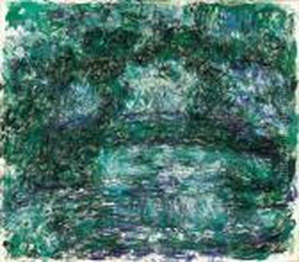 Le Pont Japonais Oil Painting by Claude Oscar Monet