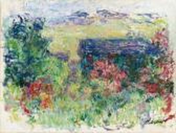 La Maison A Travers Les Roses Oil Painting by Claude Oscar Monet