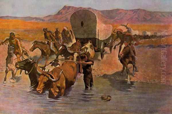 The Emigrants Oil Painting by Frederic Remington