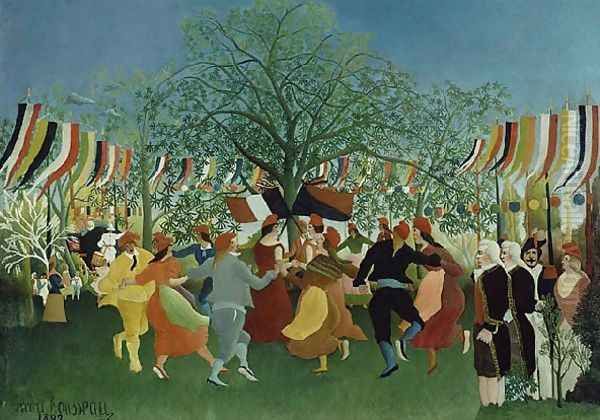 A Centennial Of Independence Oil Painting by Henri Julien Rousseau