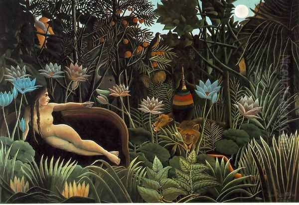 The Dream Oil Painting by Henri Julien Rousseau