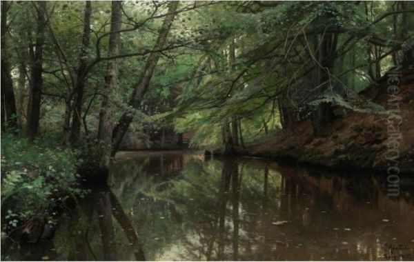 Summertime, Saeby Oil Painting by Peder Mork Monsted