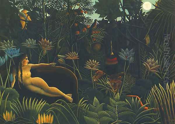 Dream Oil Painting by Henri Julien Rousseau