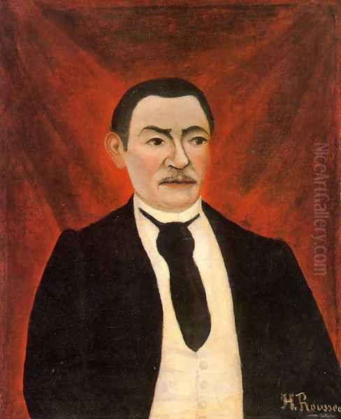 Portrait of Monsieur S Oil Painting by Henri Julien Rousseau